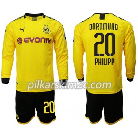 Koszulka Borussia Dortmund Philipp 20 Dziecięca Główna 2019-2020 - Koszulki Piłkarskie(L/S)